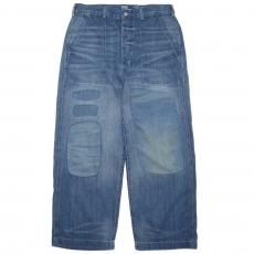 Polo Ralph Lauren Distressed Work Denim Pants / Indigo Blue