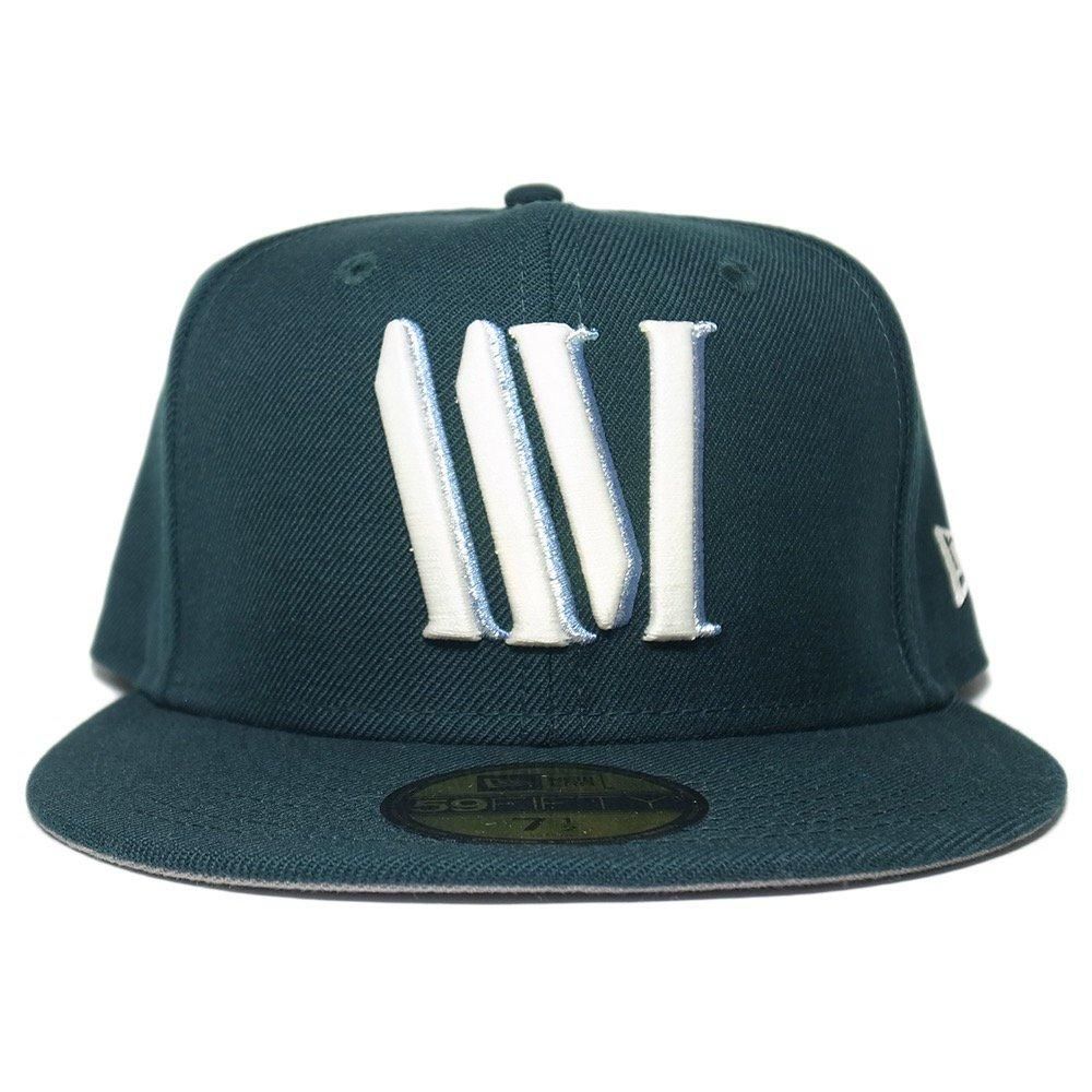 新品 LAAMS NEWERA 59fifty LOGO CAP 7 1/2 LAAMS New Era 5950 Fitted Hat (Black)