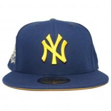 New Era 59Fifty Fitted Cap New York Yankees Yankee Stadium 75th Anniversary / Navy (Yellow UV)