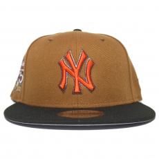 New Era 9Fifty Snapback Cap New York Yankees Yankee Stadium 75th Anniversary / Camel Brown x Black