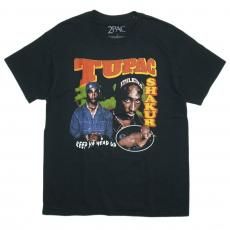 2Pac Official Merch Keep Ya Head Up T-shirts / Black