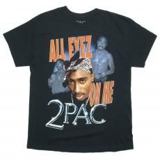 2Pac Official Merch All Eyez On Me T-shirts / Black