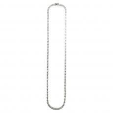Silver 925 Tennis Chain Necklace No.354 / Silver