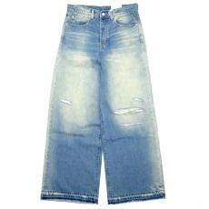mnml Baggy Rave Skater Denim Pants / Blue