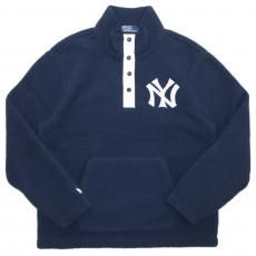 Polo Ralph Lauren x New York Yankees Brushed Fleece Pullover / Navy