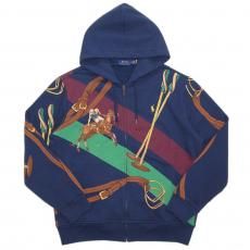 Polo Ralph Lauren Equestrian Zip Up Hoodie / Navy