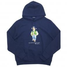 Polo Ralph Lauren Varsity Bear Pullover Hoodie / Navy