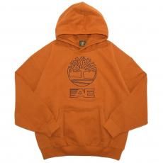Timberland x American Eagle Heavyweight Graphic Pullover Hoodie / Umber