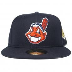 New Era 59Fifty Fitted Cap Cleveland Indians 1995 World Series / Navy