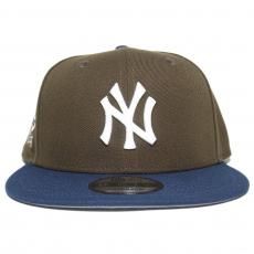 New Era 9Fifty Snapback Cap New York Yankees Yankee Stadium 75th Anniversary / Brown x Navy