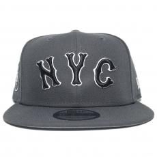 New Era 9Fifty Snapback Cap New York Mets NYC Logo / Dark Grey