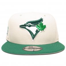 New Era 9Fifty Snapback Cap Toronto Blue Jays 40th Season / Natural x Green (Natural UV)