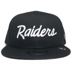 New Era 9Fifty Snapback Cap Las Vegas Raiders Script Logo / Black