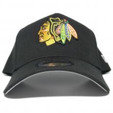 New Era 9Forty A-Frame Snapback Cap Chicago Blackhawks / Black