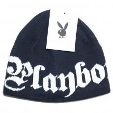 Playboy Skullcap Logo Beanie / Black