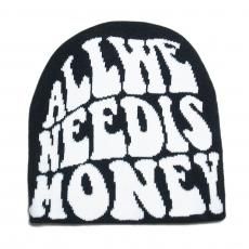 Skullcap Beanie All We Need is Money / Black