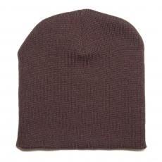 Skullcap Plain Beanie / Brown