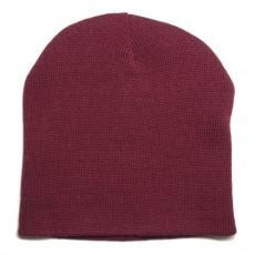 Skullcap Plain Beanie / Burgundy