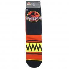 ODD Sox x Jurassic Park Split Socks / Red x Black