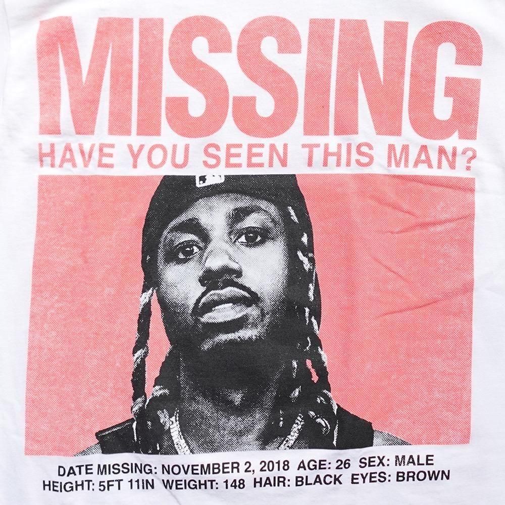 ComplexCon香港 限定 Metro Boomin Tシャツ メトロブーミン Metro Boomin Official Merch Missing T-shirts / White