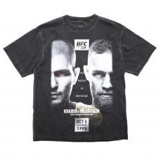 UFC Official Merch Khabib vs McGregor T-shirts / Vintage Black