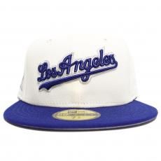 New Era 59Fifty Fitted Cap Los Angeles Dodgers Dodger Stadium 60th Anniversary / Off White x Blue