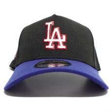 New Era 9Forty A-Frame Snapback Cap Los Angeles Dodgers 2024 World Series / Black x Blue
