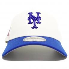 New Era 9Forty A-Frame Snapback Cap New York Mets 25th Anniversary / Off White x Blue