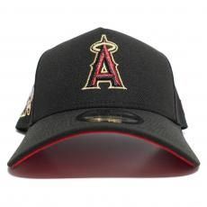 New Era 9Forty A-Frame Snapback Cap Los Angeles Angels 50th Anniversary / Black (Red UV)