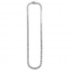 Silver 925 Tennis Chain Necklace No.363 / Silver