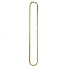 14K Coating Silver 925 Miami Cuban Chain Necklace No.372 / Gold