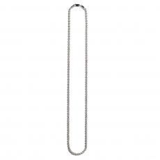 Silver 925 Hollow Rope Chain Necklace No.380 / Silver