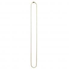 14K Coating Silver 925 Rope Chain Necklace No.385 / Gold