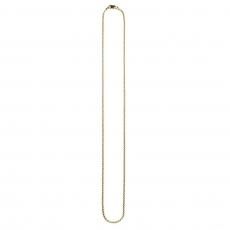 14K Coating Silver 925 Rope Chain Necklace No.387 / Gold