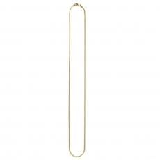 14K Coating Silver 925 Franco Chain Necklace No.389 / Gold