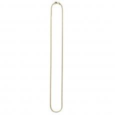 14K Coating Silver 925 Franco Chain Necklace No.390 / Gold