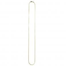 14K Coating Silver 925 Franco Chain Necklace No.392 / Gold