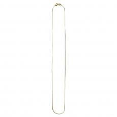 14K Coating Silver 925 Venetian Chain Necklace No.396 / Gold
