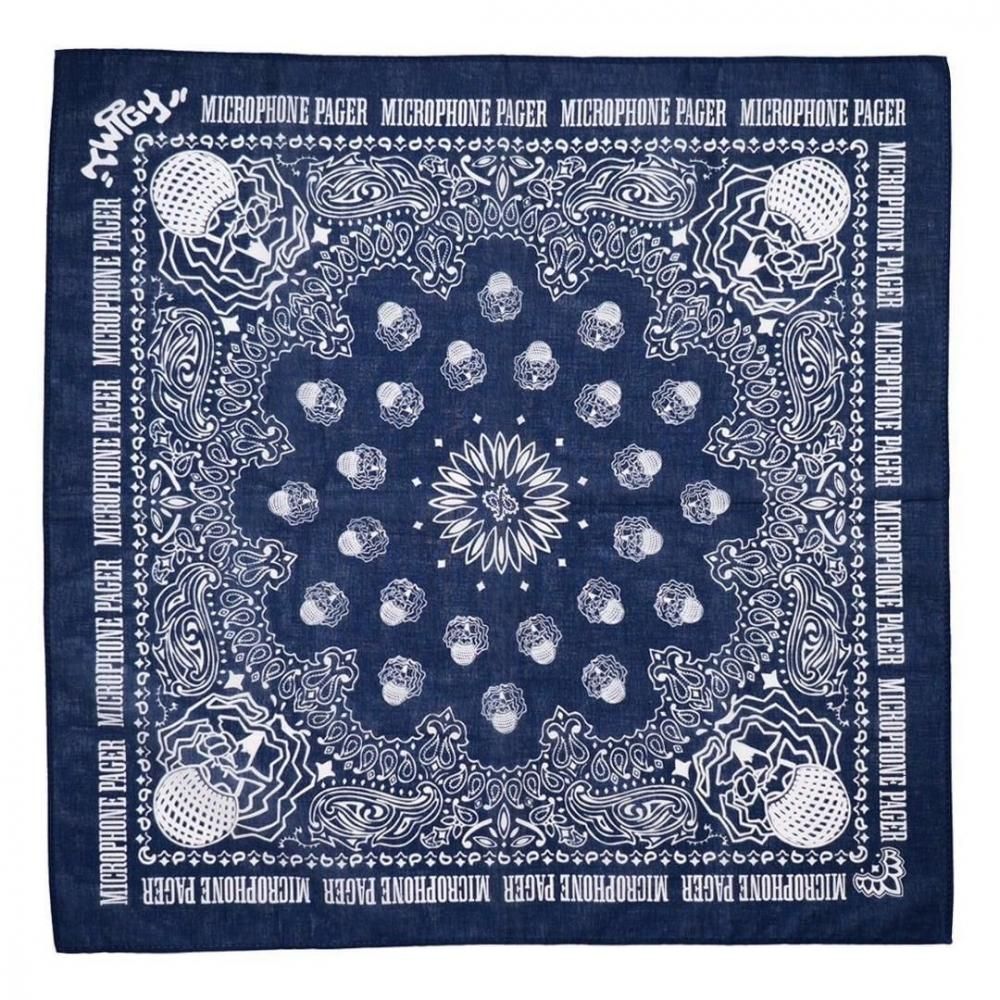 Microphone Pager Clothing Mad Mic Bandana / Navy - 名古屋