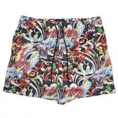 Ed Hardy Dragon Mesh Shorts / Multi