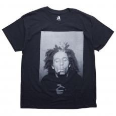 Bob Marley Official Merch Smoking T-shirts / Black