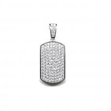 Silver 925 Chain Top No.141 Dog Tag / Silver