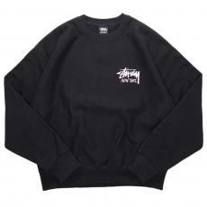 Stussy Stock New York Crewneck Sweat  / Black