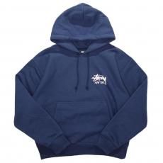 Stussy Stock New York Pullover Hoodie / Navy