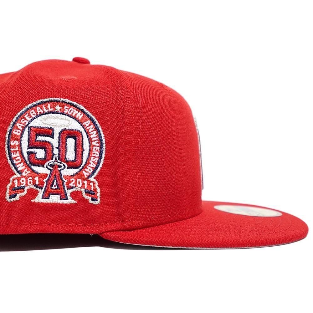 New Era エンジェルス 50周年記念 キャップ 59FIFTY New Era 59Fifty Fitted Cap “Los Angeles Angels 50th