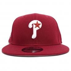 New Era 9Fifty Snapback Cap Philadelphia Phillies 1996 All Star Game / Burgundy