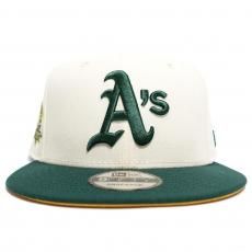 New Era 9Fifty Snapback Cap Oakland Athletics 1989 World Series Battle of the Bay / Off White