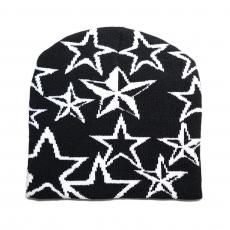 Skullcap Beanie Star / Black x White