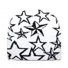 Skullcap Beanie Star / White x Black