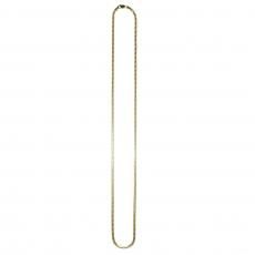 14K Coating Silver 925 Miami Cuban Chain Necklace No.398 / Gold